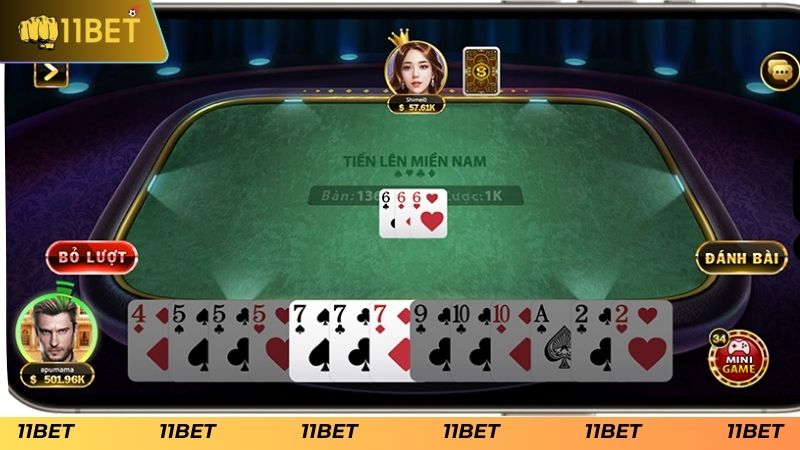 Các thuật ngữ cơ bản trong bài Tiến Lên Đếm Lá 11BET