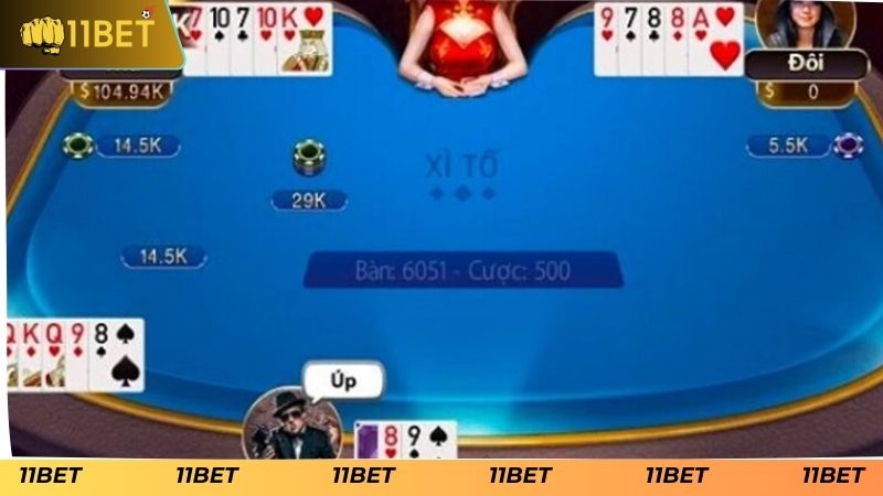 Chiến thuật chơi xì tố tại 11BET hiệu quả