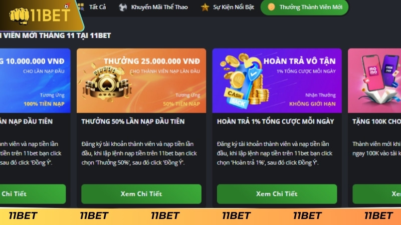 Hướng dẫn bet thủ cách tham gia nhận ưu đãi tại 11BET