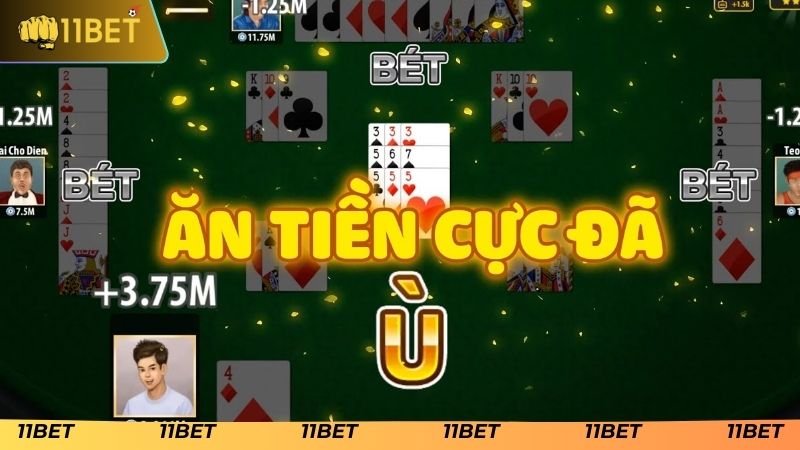 Hướng dẫn cách chơi cụ thể của một ván bài Tá lả 11BET